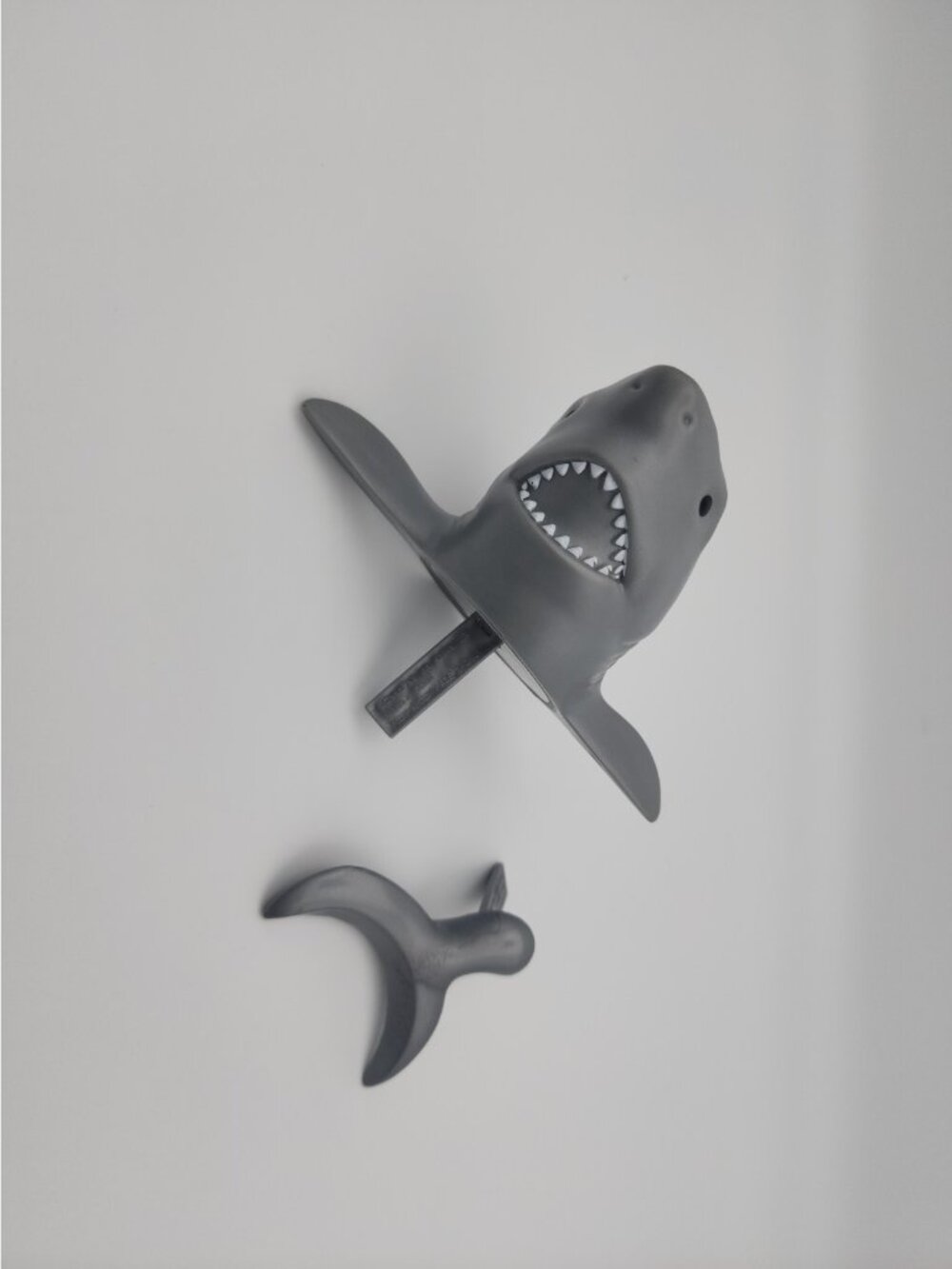1 Shark Decoset Birthday Party Cake Topper & Shark Fin Cupcake Toppers